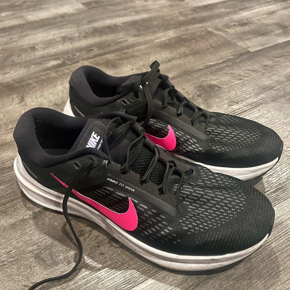 Nike Black and Pink Athletic Shoes